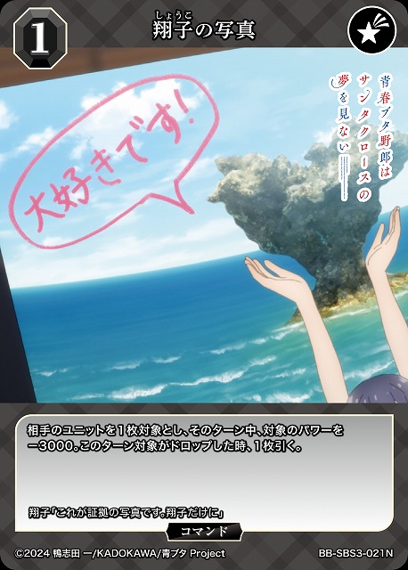 翔子の写真 【BB-SBS3-021N】